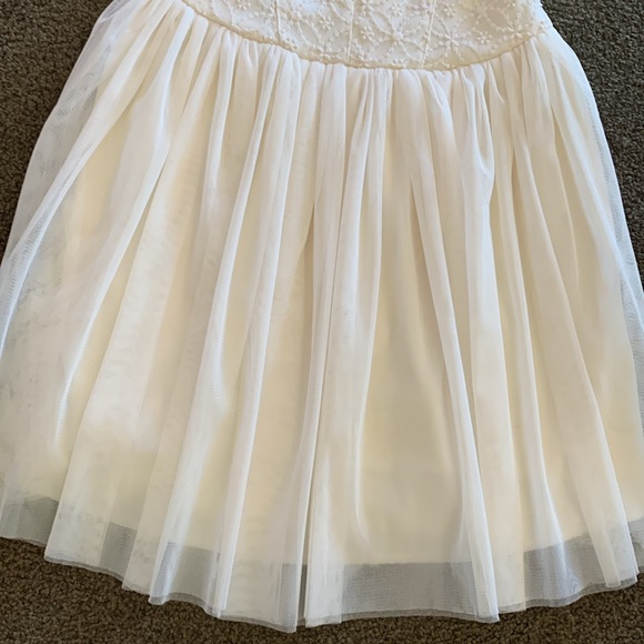 San Souchi Lace and Toole Dress Summer Spaghetti Strap Dress - Picture 5 of 7